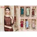 Fancy Party wear Silk Kurti thumb 6