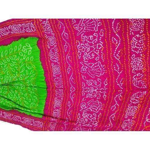 Pure Gaji Silk Bandhani Saree For Ladies  by Balaji Patola