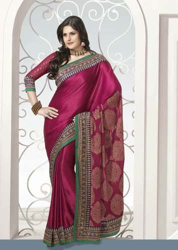 Beautiful Embroidered Sarees by Manjaree In