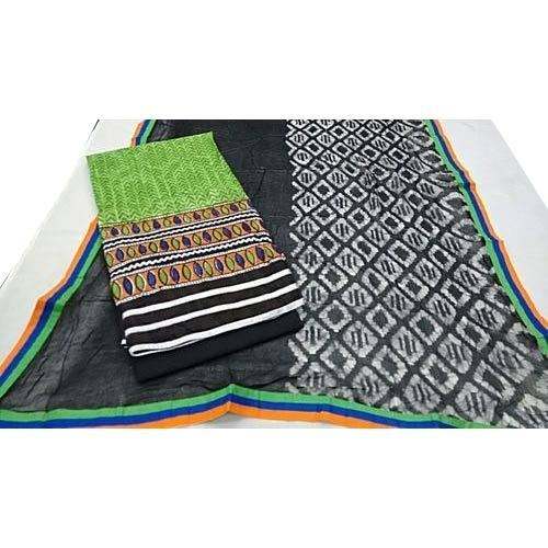 block print suit material