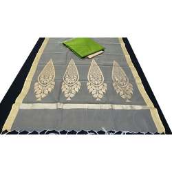 chanderi silk suit material
