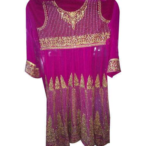 Party Wear Embroidery Job Work by Yogi Creation