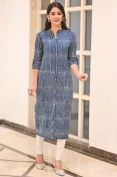 vastrang Jaipuri Printed Cotton Long Kurti