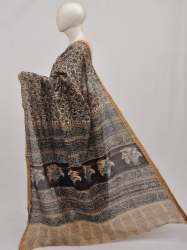 Maheshwari Silk Kalamkari Print Saree