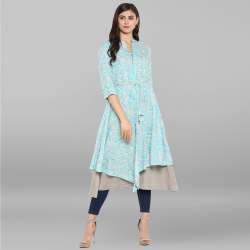 Double Layer Printed Kurtis