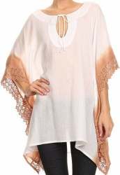 Daily wear Plain Girls Short Kaftan 