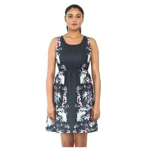 Floral Printed Short One Piece Dress by Splendid Fashions