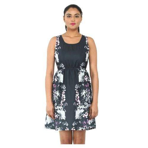 Floral Printed Short One Piece Dress