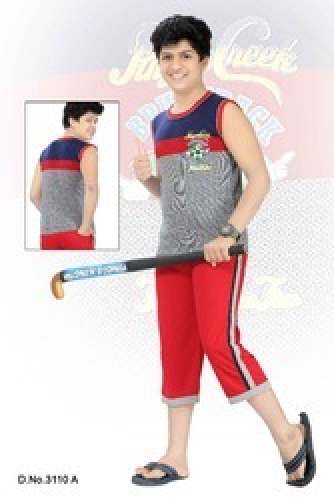 cotton sleeveless night set