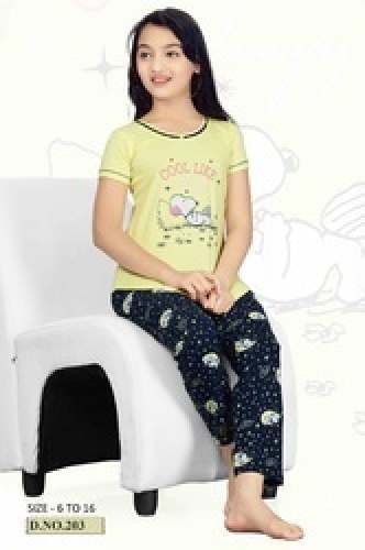 girls hosiery night suit