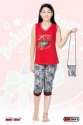 girls printed capri