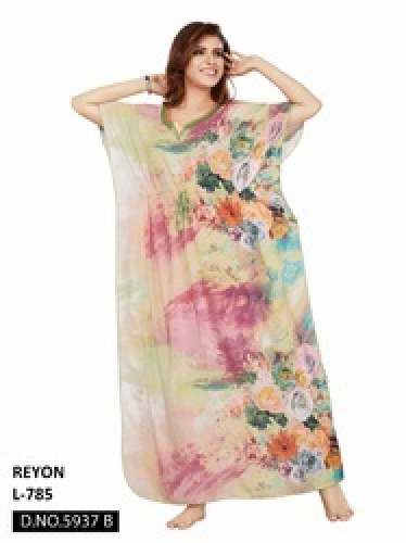 plain print kaftan