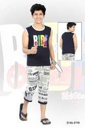 sleeve less night set