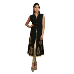 Black Printed Kurtis