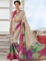 Beautiful Pure Crepe Designer Printed Saree