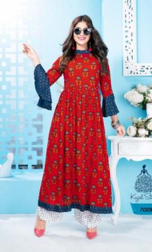 Kajal Style Catalog Kurti 