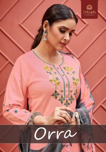 ORRA Stylish Kurti Pant Set by 7 PEARLS 