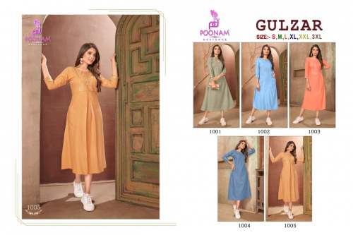 Poonam Designer Latest Collection of Long Kurti