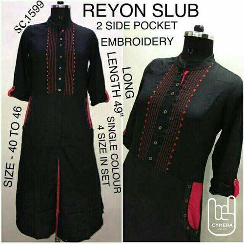 Embroidery Kurtis