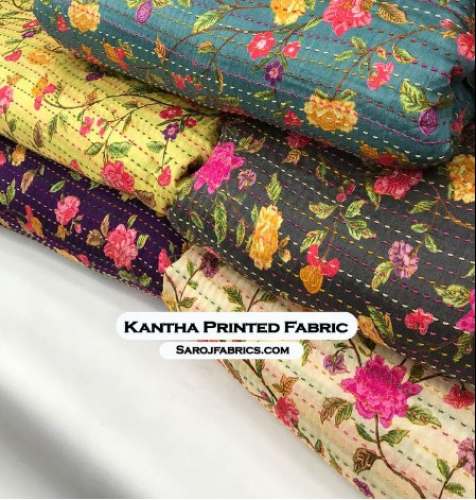 Printed Georgette Fabric At Wholesale Rate by Saroj fabrics