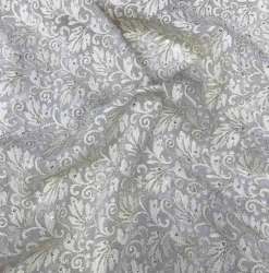White Georgette Embroidery Dyeable Fabric