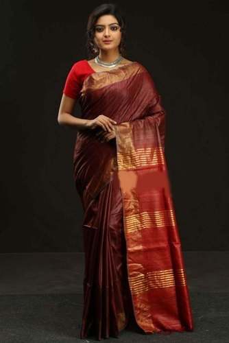 Multi Color Khadi Silk Saree by RS Handloom