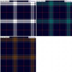 Checks and plain Pattern Shirting Fabric 