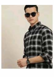 Elegant Black Checks Shirt 