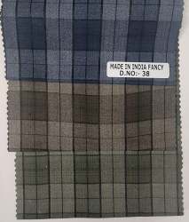 Men's Checks Shirting twill Fabric 