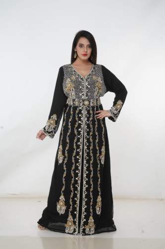 luxury dayz international Trendy Islamic Embroidered Abaya Dress