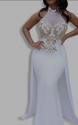 White Long African Party Wear Dress 