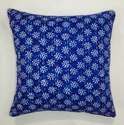 Indigo Blue Cotton Kantha Cushion Cover thumb 2