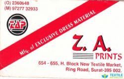 Z A Prints logo icon