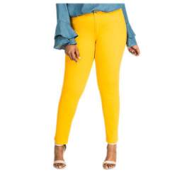 Ladies Yellow Jegging