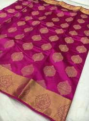 chanderi silk saree