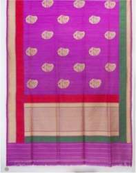 tussar heavy buta saree