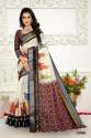 New Arrival Linen Digital Printed Saree thumb 2
