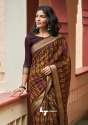Party wear Kalamkari Printed Saree thumb 1