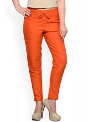 Cotton Slim Fit Ladies Pants