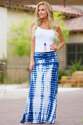 Cotton Tie Dye Long Skirt