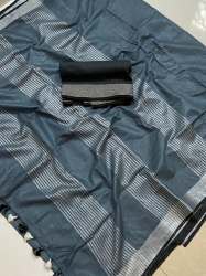 Bhagalpuri Linen Saree