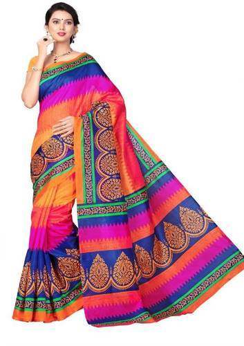 Casual Wear Art Silk Saree by Kjs Inc