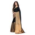 Exclusive Gold Print Cotton Saree