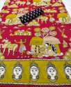 Kjs Kalamkari Print Pure Cotton Saree