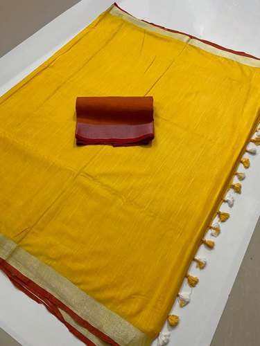Ladies Pure Linen Saree