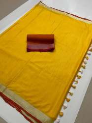 Ladies Pure Linen Saree