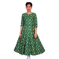 Printed Anarkali Kurti
