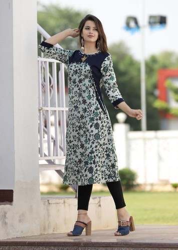 Fancy Rayon Kurti3 by R K Creations