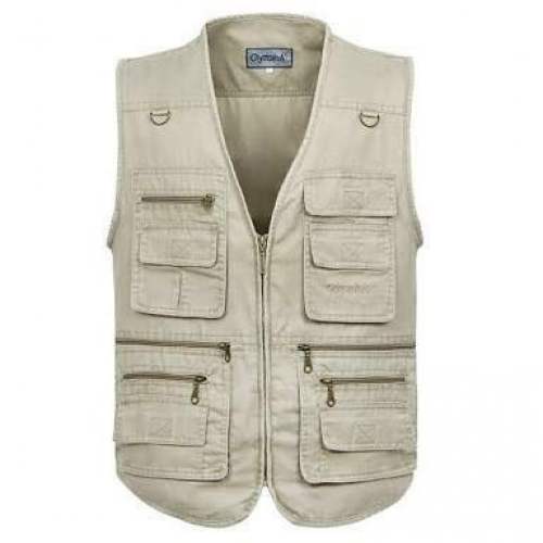 pocket half sleeve jacket
