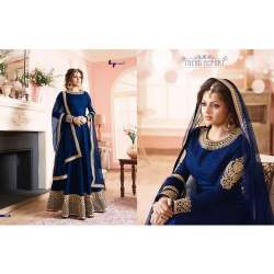 plain anarkali suit